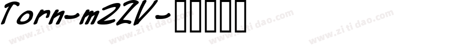 Torn-m2ZV字体转换
