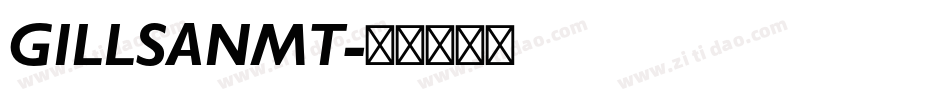 GILLSANMT字体转换