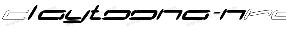 Claytoona-nRAJ字体转换