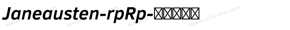 Janeausten-rpRp字体转换