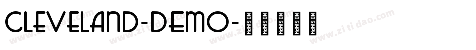 Cleveland-DEMO字体转换
