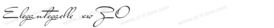 Elegantegaelle-xwZO字体转换
