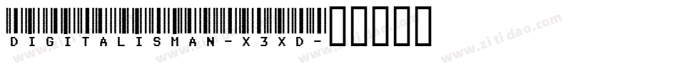 Digitalisman-X3xd字体转换