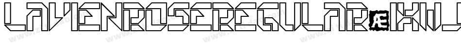 LavienroseRegular-1xWj字体转换