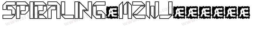 Spiraling-mZWj字体转换