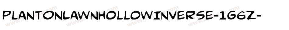 PlantOnLawnHollowInverse-1g6Z字体转换