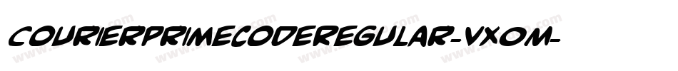 CourierprimecodeRegular-vx0M字体转换