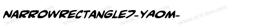 NarrowRectangle7-yA0m字体转换