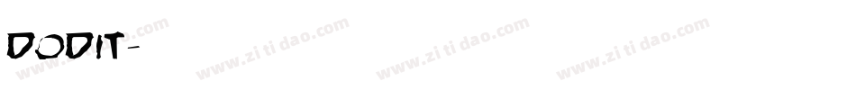 dodit字体转换