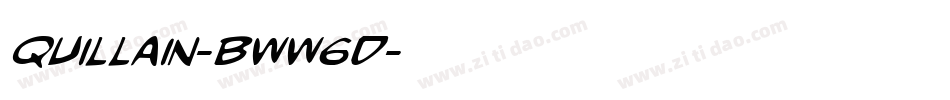 Quillain-BWW6d字体转换