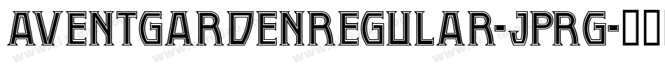 AventGardenRegular-jPrG字体转换