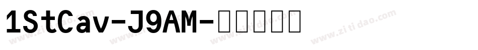 1StCav-J9AM字体转换