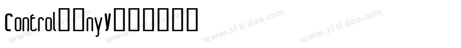 Control-4nyY字体转换