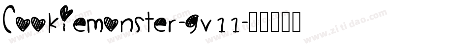 Cookiemonster-gv11字体转换