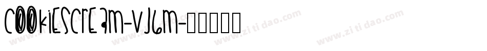 Cookiescream-vj6M字体转换