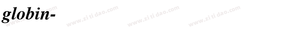globin字体转换