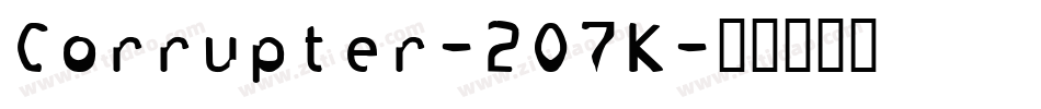 Corrupter-2O7K字体转换