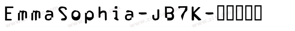 EmmaSophia-JB7K字体转换