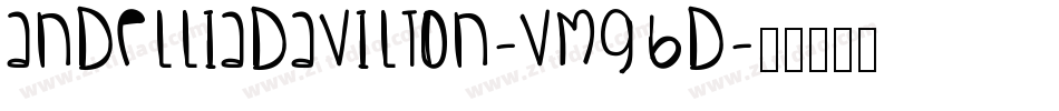 AndelliaDavilton-vmg6D字体转换