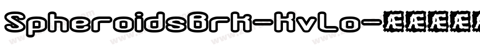 SpheroidsBrk-KvLo字体转换