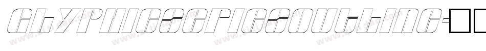 GlyphicSeriesOutline字体转换