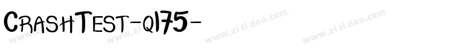 CrashTest-q175字体转换