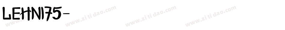 LEHN175字体转换