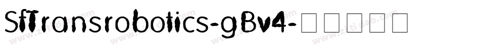 SfTransrobotics-gBv4字体转换