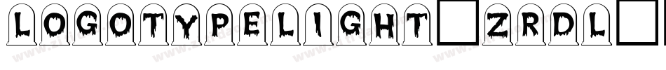 LogotypeLight-Zrdl字体转换
