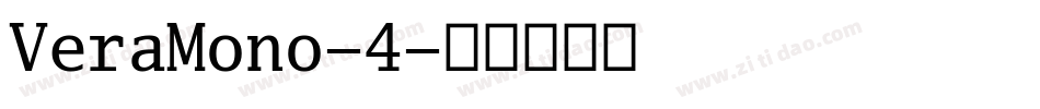 VeraMono-4字体转换