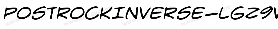 PostRockInverse-lgZ9w字体转换