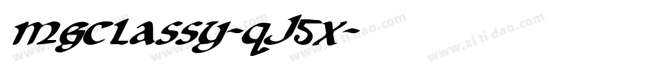 Mgclassy-qJ5x字体转换 Mgclassy-qJ5x字体转换
