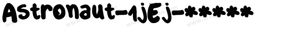 Astronaut-1jEj字体转换