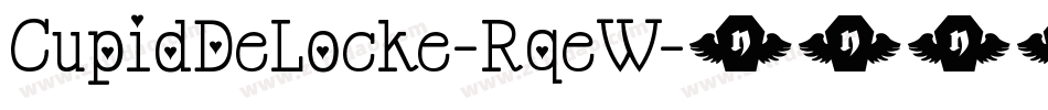 CupidDeLocke-RqeW字体转换