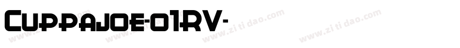 Cuppajoe-o1RV字体转换