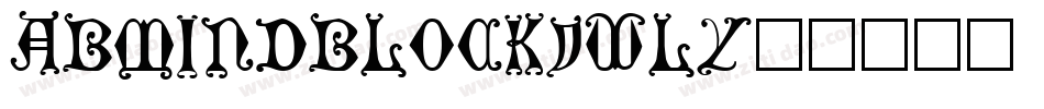 AbMindblock-VWLy字体转换