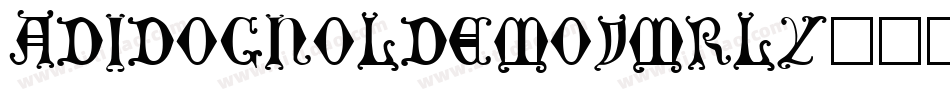AdidogHolDemo-vmRLy字体转换