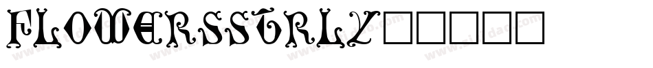 FlowersSt-9rLy字体转换