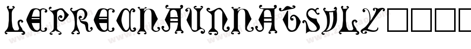 LeprechaunHats-vLy字体转换