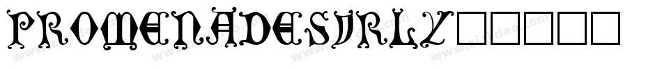 Promenades-vrLy字体转换