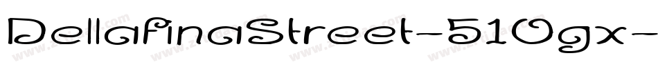 DellafinaStreet-51Ogx字体转换