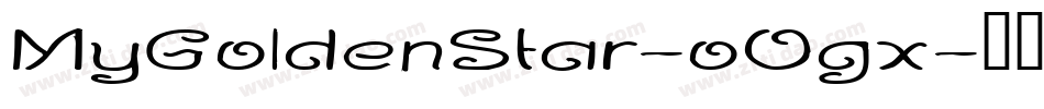 MyGoldenStar-oOgx字体转换