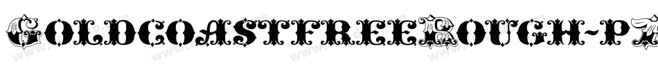 GoldcoastfreeRough-p7ZPR字体转换
