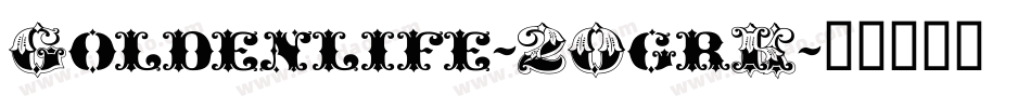 Goldenlife-2OgrK字体转换