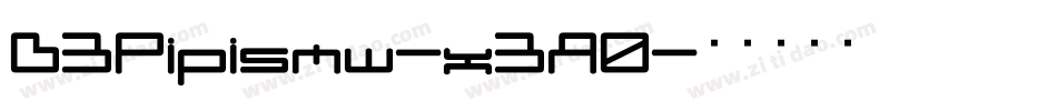 D3Pipismw-x3A0字体转换 D3Pipismw-x3A0字体转换