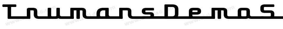 TrumansDemoStencil-51yrZ字体转换