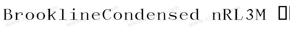 BrooklineCondensed-nRL3M字体转换