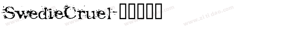 SwedieCruel字体转换