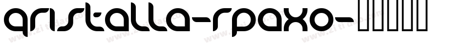 Qristalla-RpAXo字体转换