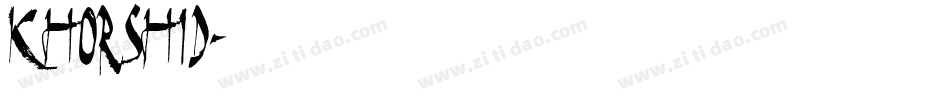 khorshid字体转换